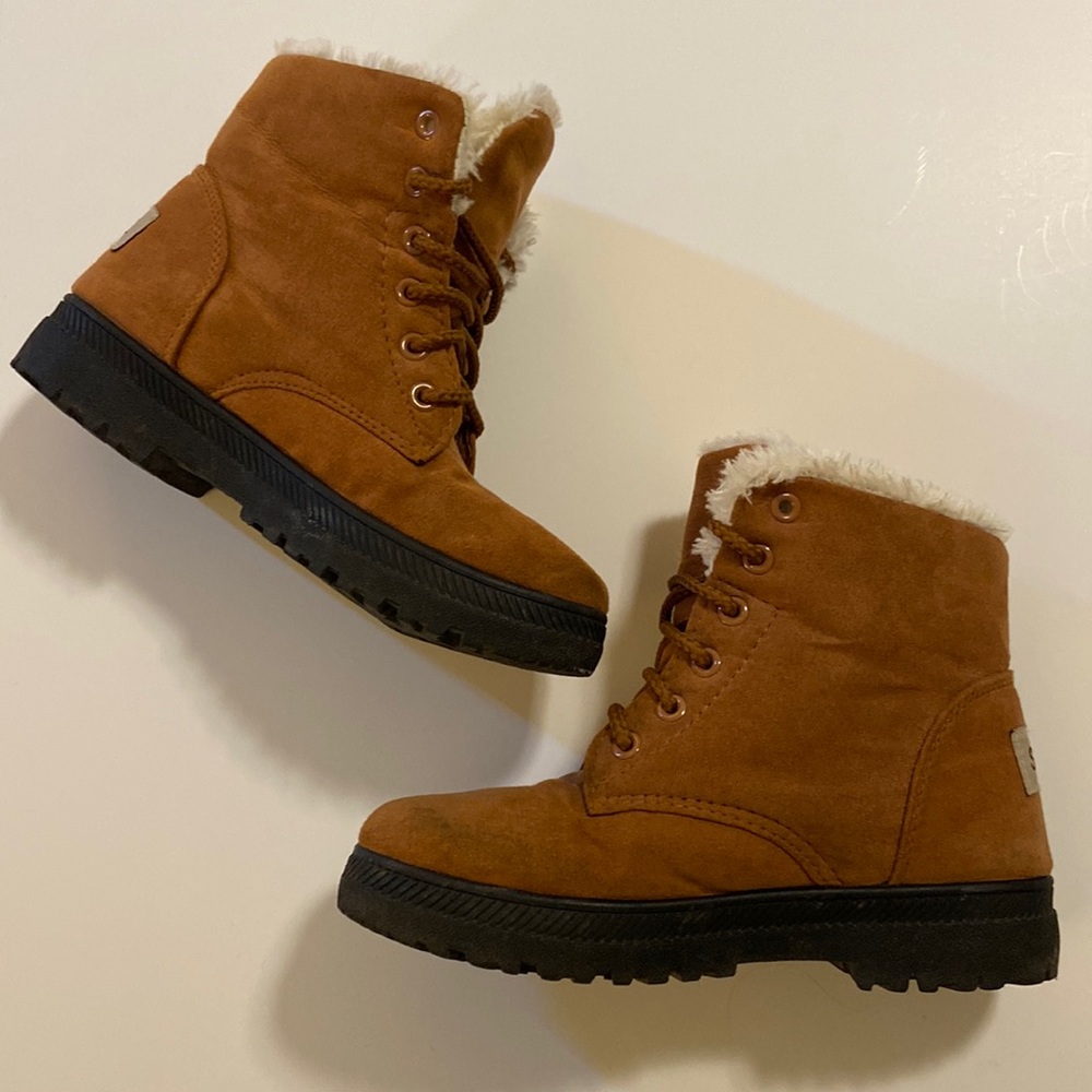 SQL winter hiking brown boots size EU 35/5